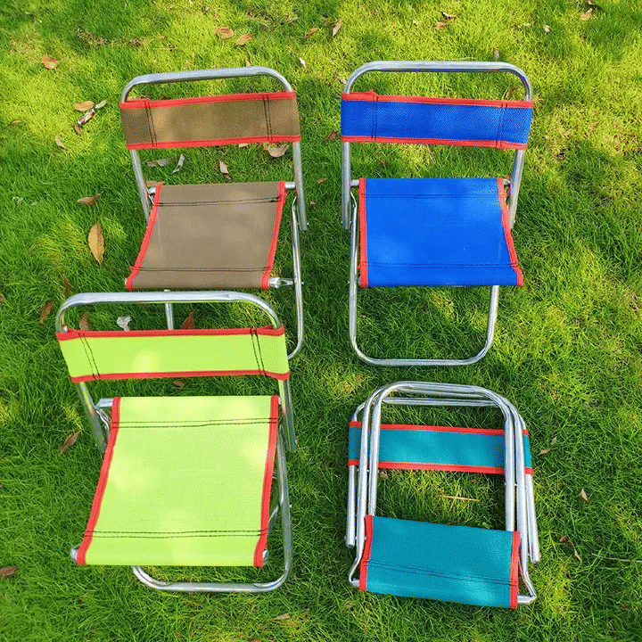 Folding Bench Mazza Outdoor Thick-Backed Fishing Chair Portable Train Station Queue Chair