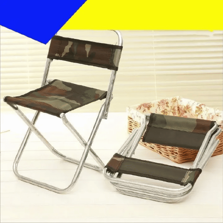Folding Bench Mazza Outdoor Thick-Backed Fishing Chair Portable Train Station Queue Chair