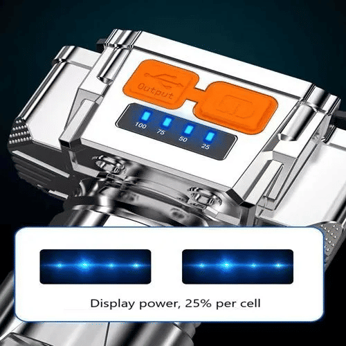 LED Headlight Strong Light USB Charging Mining Lamp for Outdoor Fishing Silver