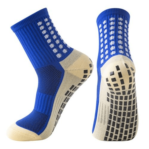 4-Pack Non-Slip Football Socks: Breathable Towel Bottom Sports Performance Socks for Men & Women (Size 6-11 US)