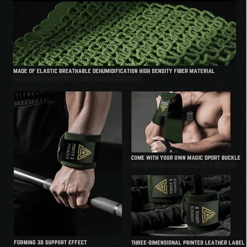 Strong Winding Pressure Bench Press Heavy Wrist Guard Fitness Support Yellow