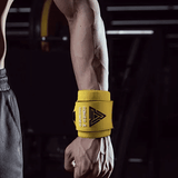 Strong Winding Pressure Bench Press Heavy Wrist Guard Fitness Support Yellow