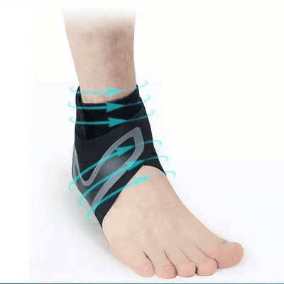 Sports Ankle Guard Support Brace Nylon Anti-Sprain Pair