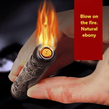 Nature Ebony Dragon USB Rechargeable Windproof Folding Lighter