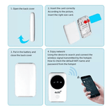 Portable 4G LTE MIFI Hotspot Router, 3200mAh Battery, 150Mbps, 10 Users