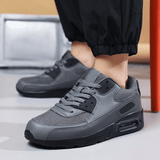 Men's Air Cushion Running Shoes: Breathable Mesh, Casual Lace-up, Sport Trainers