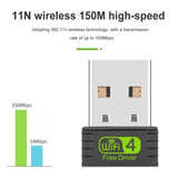 Universal High-Speed USB WiFi 6 AX900 Dual-Band Bluetooth 5.3 Adapter Dongle