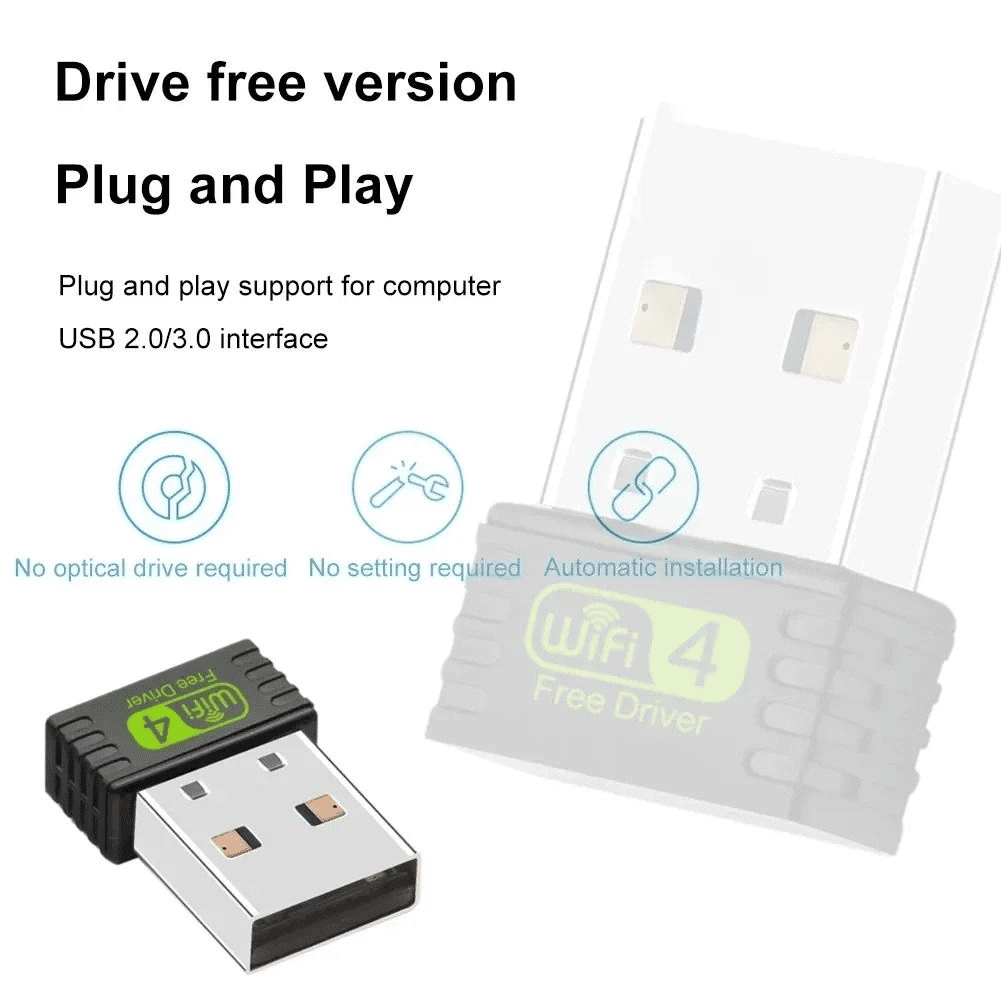 Universal High-Speed USB WiFi 6 AX900 Dual-Band Bluetooth 5.3 Adapter Dongle
