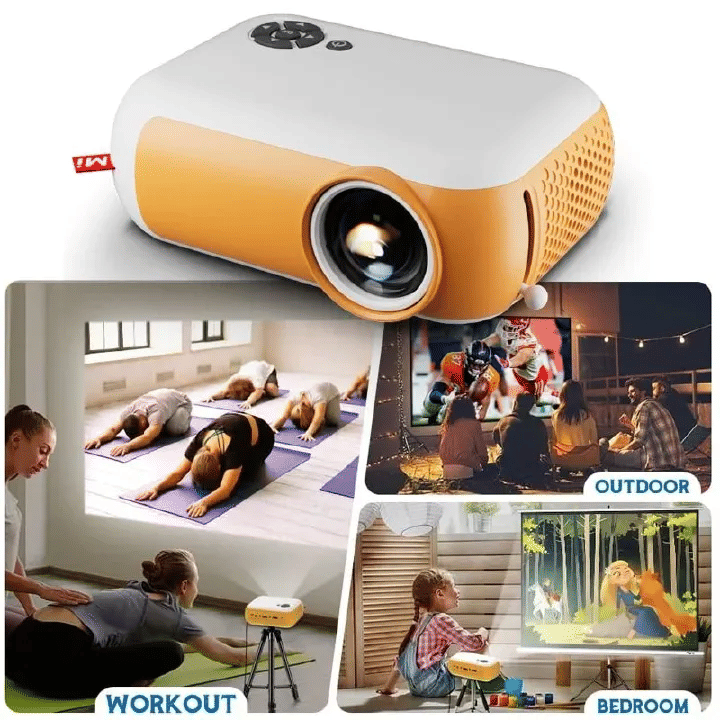 Native 1080P Portable Projector 2999-4999 Lm WiFi Bluetooth Auto Focus