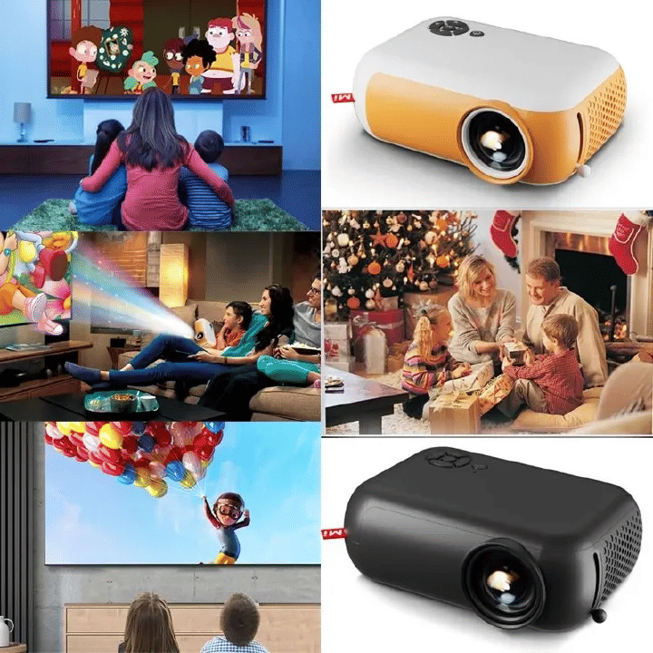Native 1080P Portable Projector 2999-4999 Lm WiFi Bluetooth Auto Focus