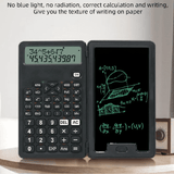 Portable Foldable Scientific Calculator 12-Digit Display 5 Inch Writing Tablet