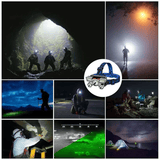 Bright 5-LED USB Rechargeable Headlamp for Outdoor Camping & Hiking Adventures