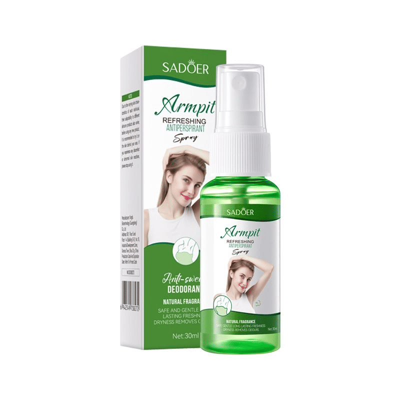 Underarm Odor Control Anti-Perspirant Spray Fragrance Sweat-Reducing 30ml
