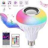 Smart Bluetooth Speaker Bulb: APP Control, RGB LED Light, Powerful Subwoofer Audio