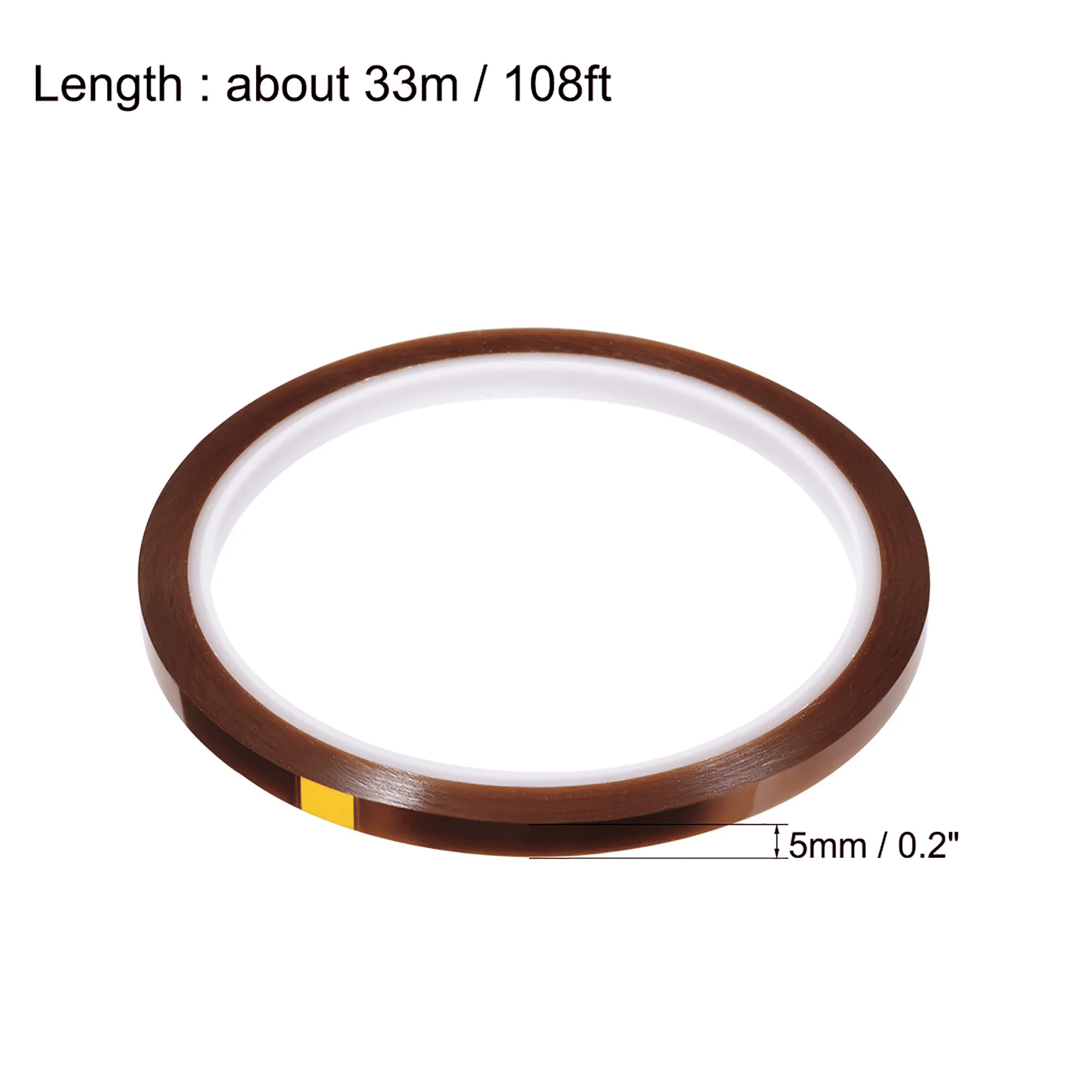 Heat Resistant Polyimide Film Adhesive Tape 5mm x 33m