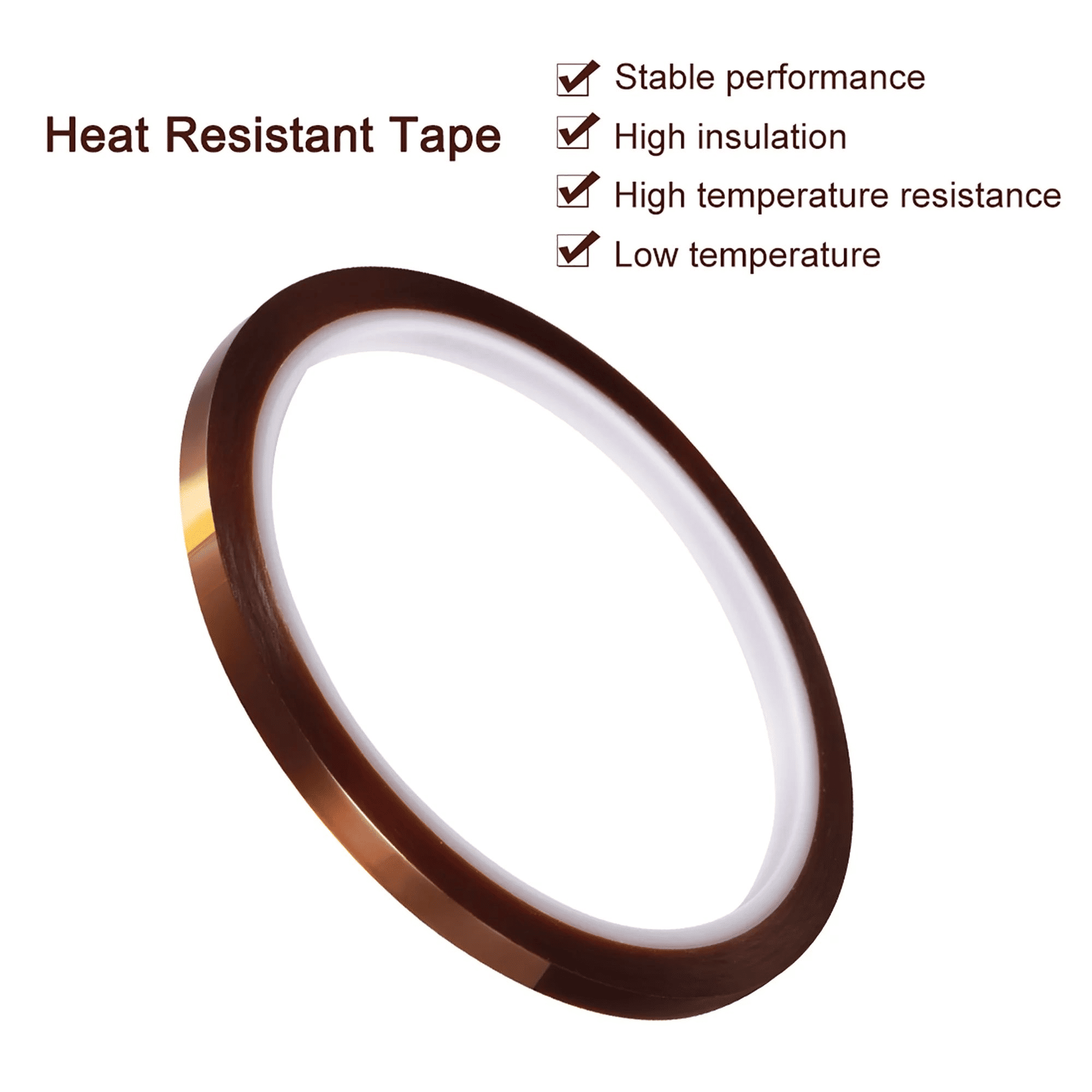 Heat Resistant Polyimide Film Adhesive Tape 5mm x 33m
