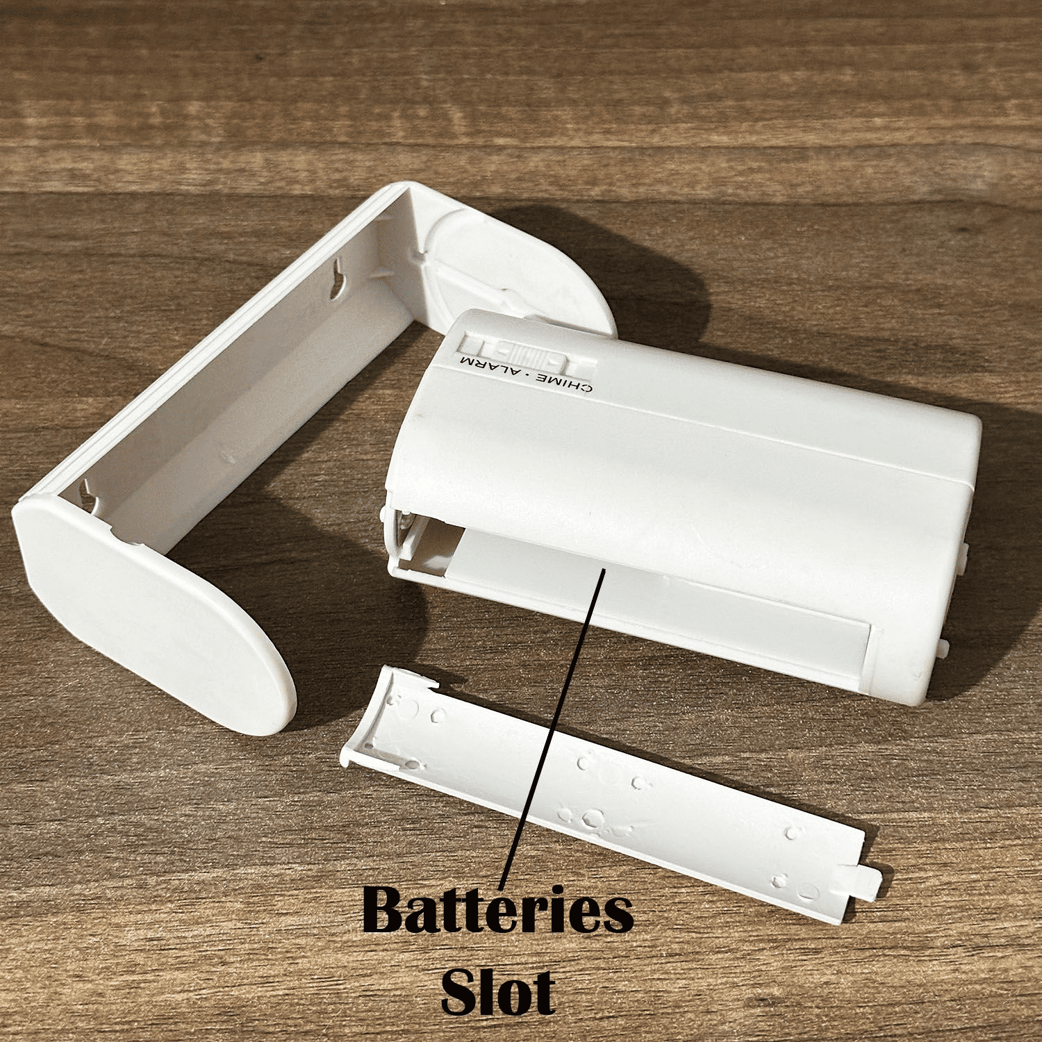 Portable PIR Motion Sensor Alarm Chime with Battery Powered Detector