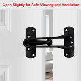 Anti-Theft Lock Buckle Door Safety Latch Matte Black