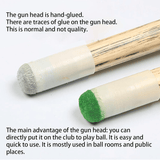 Generic Pool Cue Stick Replacement Tips Slip-On PU Leather Pack