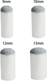 Generic Pool Cue Stick Replacement Tips Slip-On PU Leather Pack