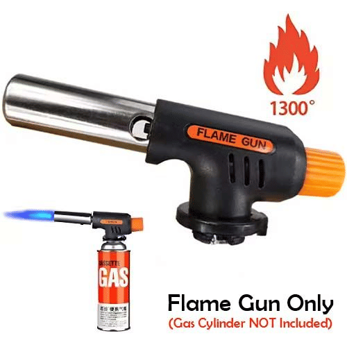 Flamethrower Flame Gun Head Gas Torch for Camping and BBQ