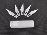 Professional Stainless Steel Precision Craft Knife Tool Set 5 Blades