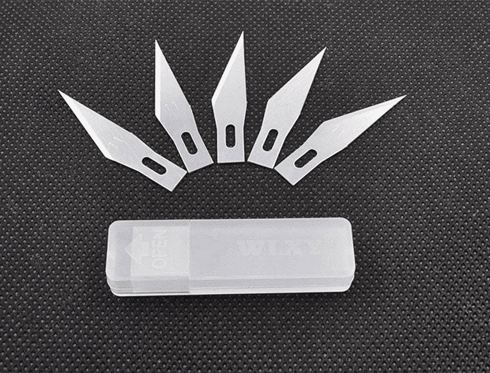 Professional Stainless Steel Precision Craft Knife Tool Set 5 Blades