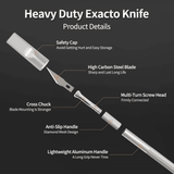 Professional Stainless Steel Precision Craft Knife Tool Set 5 Blades