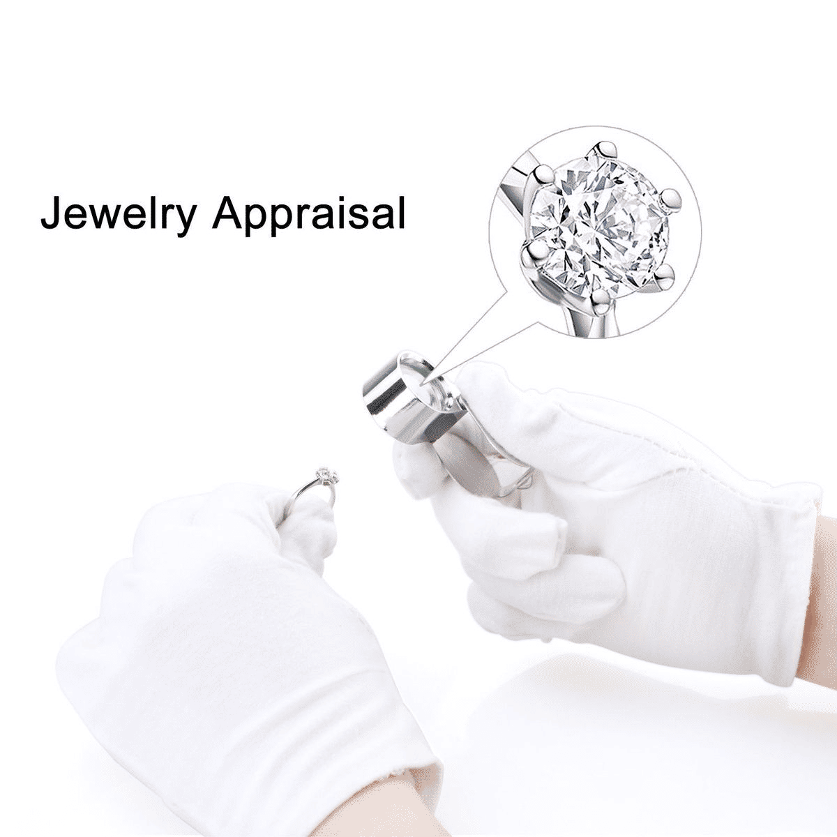 Generic 30X Portable Folding Jeweler's Loupe Magnifying Glass 21mm Silver