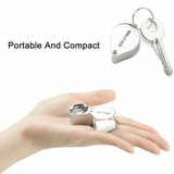Generic 30X Portable Folding Jeweler's Loupe Magnifying Glass 21mm Silver