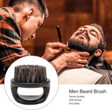 Barber Pro Beard Brush for Men Soft Bristles Grooming Tool