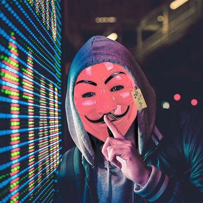 V for Vendetta Anonymous Hacker Mask Fawkes Red Cosplay