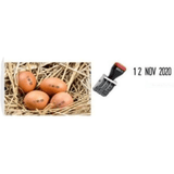 Generic Hand Rubber Date Stamper Adjustable for Office Use