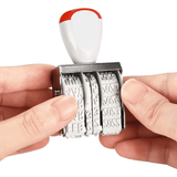 Generic Hand Rubber Date Stamper Adjustable for Office Use