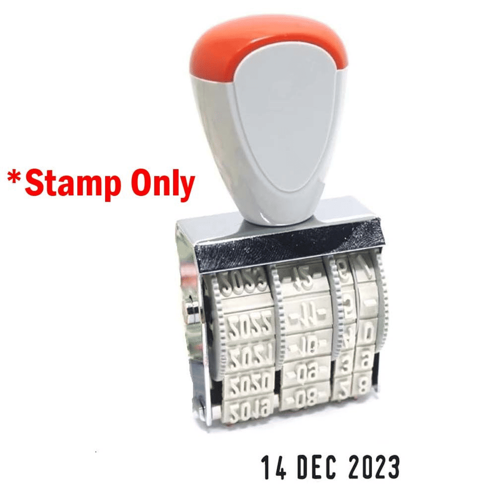 Generic Hand Rubber Date Stamper Adjustable for Office Use