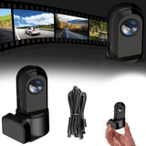 USB Car Dash Camera 720P HD with ADAS Assisted System Black