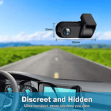 USB Car Dash Camera 720P HD with ADAS Assisted System Black
