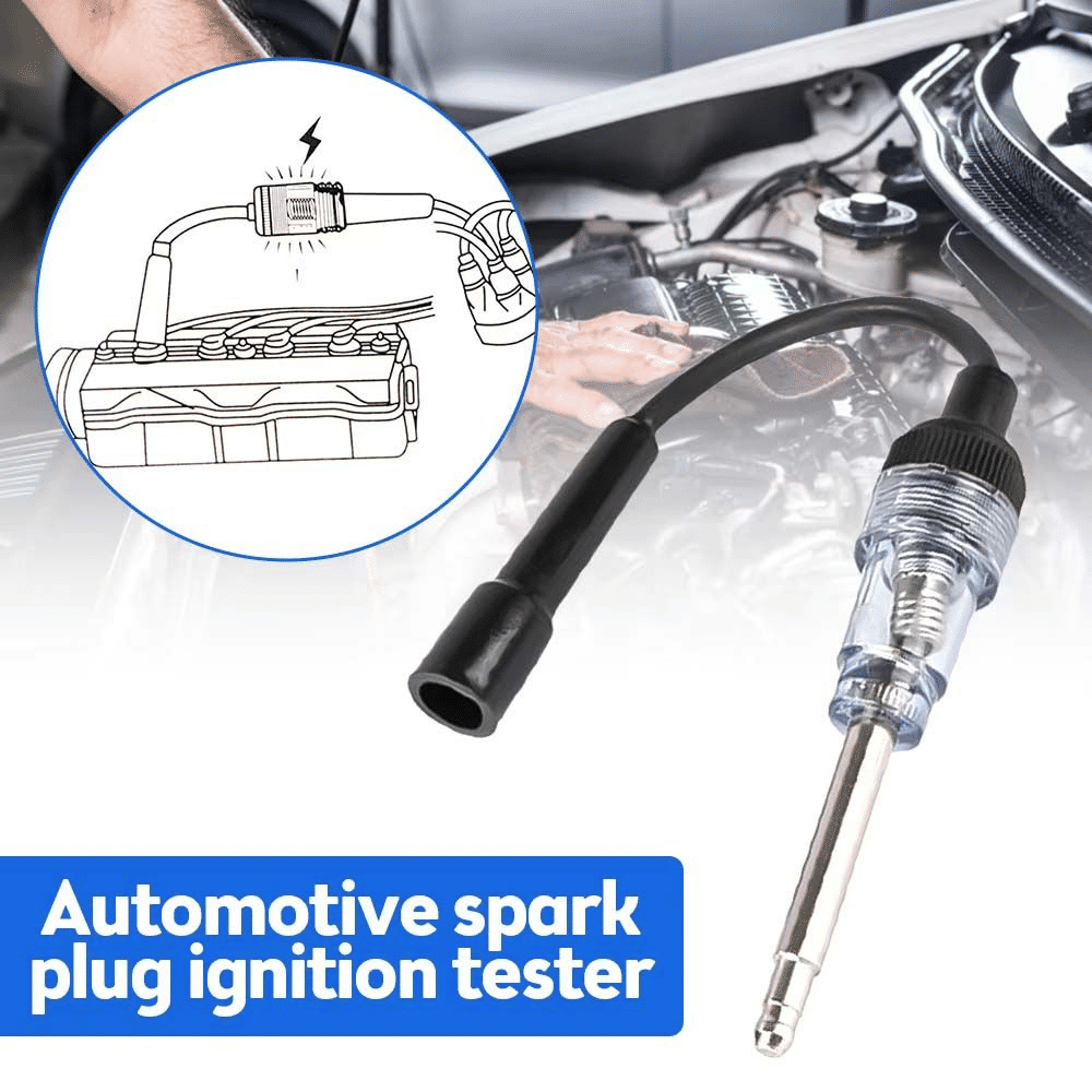 Generic Car Spark Plug Tester Inline Ignition Diagnostic Tool Black