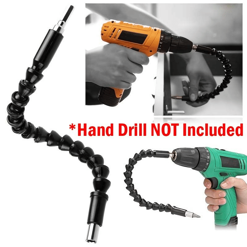 Generic Flexible Drill Bit Screwdriver Extension 295mm Soft Shaft