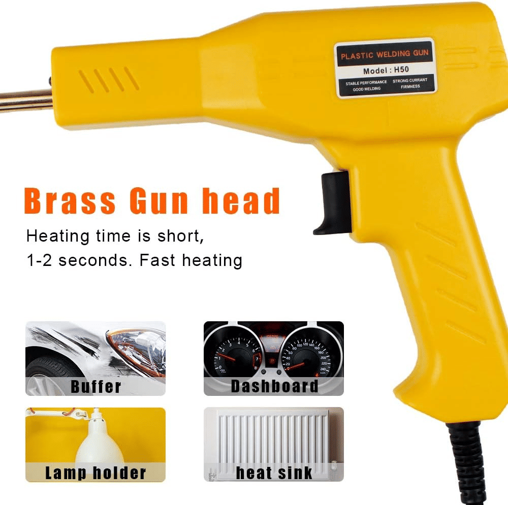 Plastic Welder Repair Kit 50W Hot Stapler for Car Bumpers