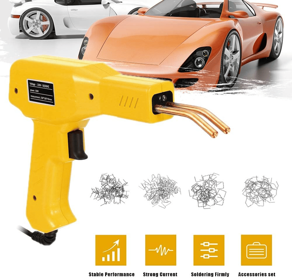 Plastic Welder Repair Kit 50W Hot Stapler for Car Bumpers