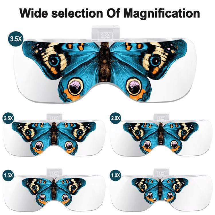 5 Lens LED Headband Magnifying Glasses Jeweler Repair Tool Kit