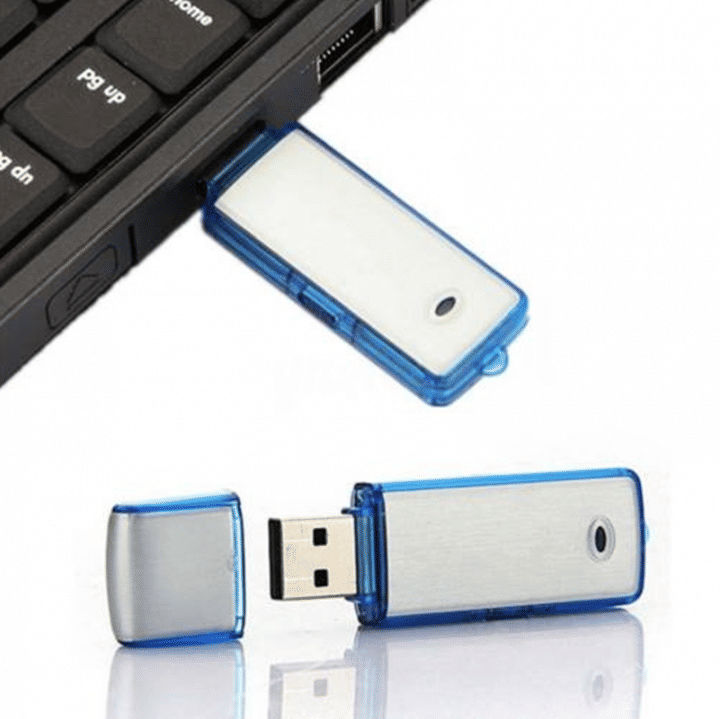 Generic 8GB Spy USB Digital Voice Recorder Pen Drive Silver