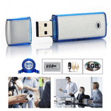 Generic 8GB Spy USB Digital Voice Recorder Pen Drive Silver