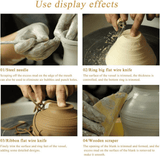 8-Piece Professional Pottery Sculpting and Modeling Tool Set