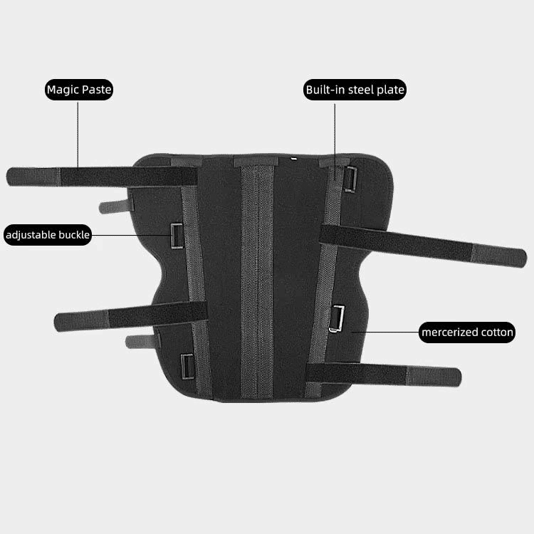 Generic Knee Immobilizer Full Leg Brace With Aluminum Support