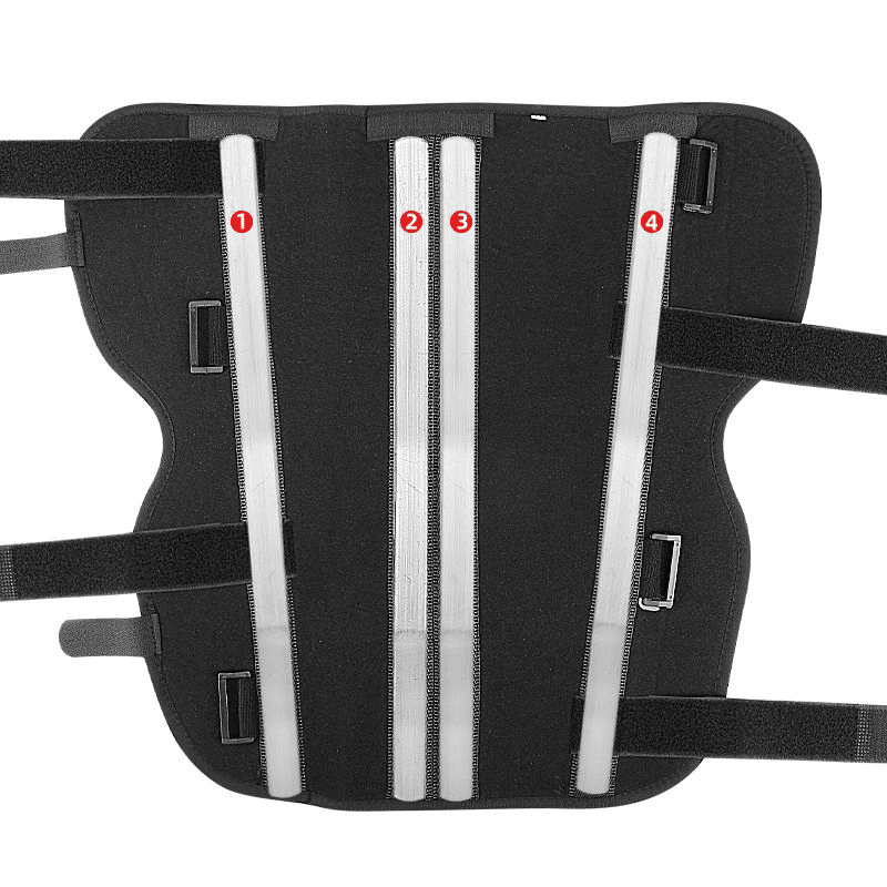 Generic Knee Immobilizer Full Leg Brace With Aluminum Support