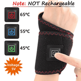 Electric Heated Wrist Brace Compression Wrap With Herb Pocket