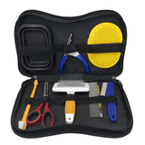 Portable Pet Grooming Brush Set 8-in-1 Travel Kit