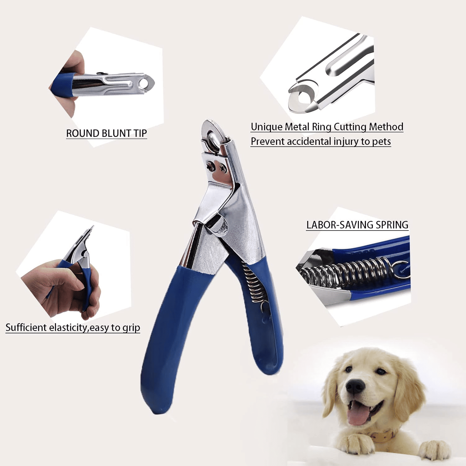Portable Pet Grooming Brush Set 8-in-1 Travel Kit